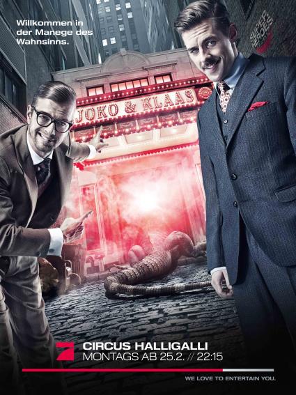 Ab in die Unterwelt! ProSieben startet 20er-Jahre-Kampagne zu „Circus Halligalli“ mit Joko&Klaas (BILD)