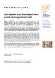 DJV fordert vom Bundesrat Nein zum Leistungsschutzrecht DJV fordert vom Bundesrat Nein zum Leistungsschutzrecht