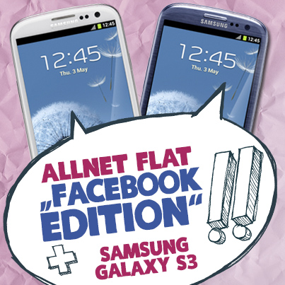 Fan sein lohnt sich: Allnet Flat ?Facebook Edition? ab sofort auch mit Smartphone bestellbar