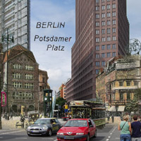 Zeitreise per Ansichtskarte. Altes und neues Berlin in einem Bild.