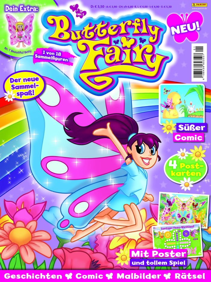 Panini lässt Butterfly Fairy fliegen
