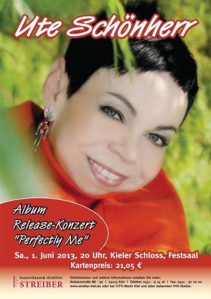 Ute Schönherr macht uns glücklich / „Perfectly me“ – das neueste und persönlichste Album der Ausnahmesängerin / Album Release-Konzert am 1. Juni im Kieler Schloss (BILD)