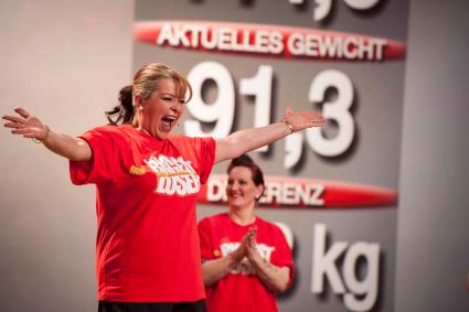 Bestwert! Halbfinale von „The Biggest Loser“ erreicht 15,5 Prozent Marktanteil / Großes Prime-Time-Finale mit Dr. Christine Theiss und Matthias Killing am Mittwoch, 8. Mai 2013, um 20.15 Uhr, in SAT.1 (BILD)