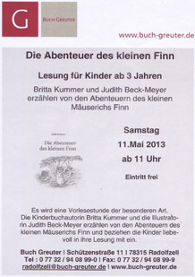 Mäuserich Finn zu Gast am Bodensee