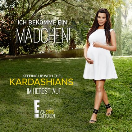 Kim Kardashian: „It–s a girl!“/  In der neuen Staffel „Keeping Up with the Kardashians“ wurde heute um 7:00 Uhr MEZ das Geschlecht von Kim Kardashians Baby bekannt gegeben. Es ist ein Mädchen! (BILD)