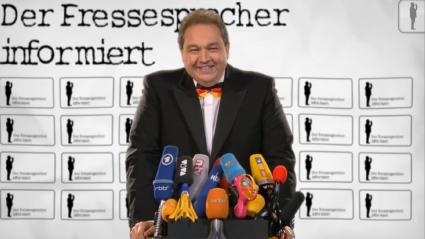 TELE 5 Exklusiv – „Fressesprecher“ Oliver Kalkofe 
in Sachen Thomas de Maizière: 
Der Verschweigungsminister und die Drohne der Verklärung (BILD)