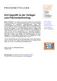 DJV begrüßt Ja der Verleger zum Flächentarifvertrag