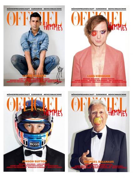 Vier Cover, vier Männer: die aktuelle Sommerausgabe von 
L–Officiel Hommes erscheint mit vier verschiedenen Titelvarianten (BILD)