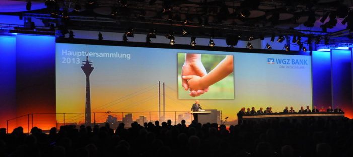 Die Hauptversammlung:   Technische Perfektion für einen positiven Eindruck