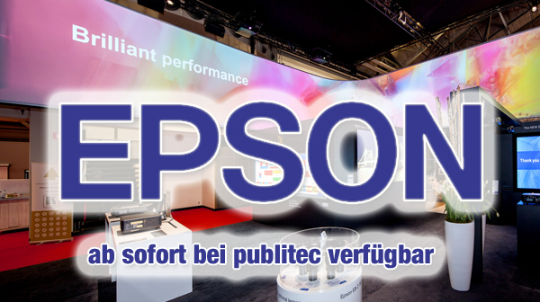 publitec erweitert Projektoren-Sortiment  zukünftig auch Distribution für Epson