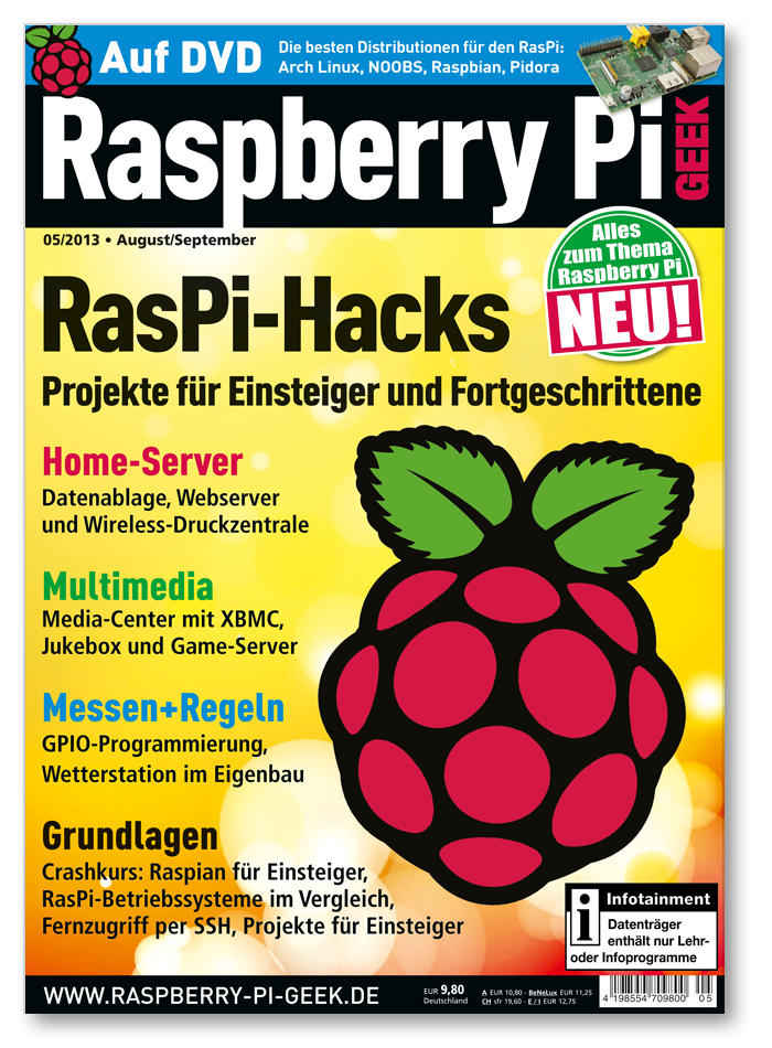 Neu am Kiosk: „Raspberry Pi Geek“