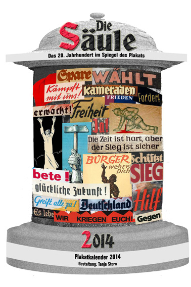 Was die Litfaßsäule alles zu (er)tragen hat