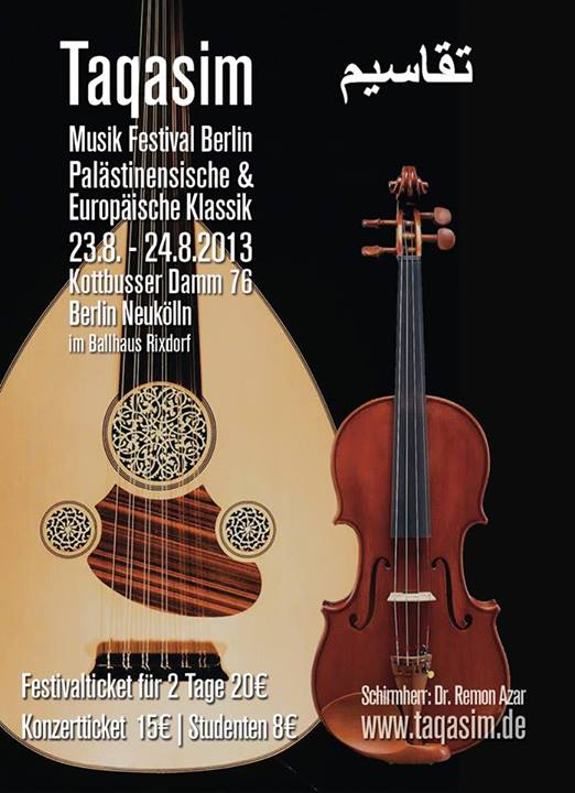 Das erste palästinensisch-europäische  Klassik-Musikfestival in Berlin Neuköln