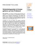 Sicherheitsgesetze in Europa gehören auf den Prüfstand Sicherheitsgesetze in Europa gehören auf den Prüfstand