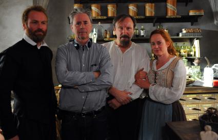 Drehstart für „Die Seelen im Feuer“ mit Silke Bodenbender und Mark Waschke /
ZDF-Fernsehfilm über die Hexenverfolgungen in Bamberg (BILD)