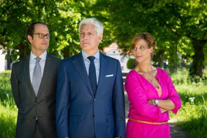 Carin C. Tietze und Philippe Brenninkmeyer in „Inga Lindström: Herz aus Eis“/
ZDF dreht neue Lindström-Verfilmung „Eine Frau für Papa“ (BILD)