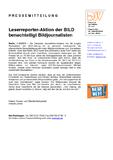 Leserreporter-Aktion der BILD benachteiligt Bildjournalisten Leserreporter-Aktion der BILD benachteiligt Bildjournalisten
