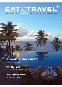 EAT & TRAVEL – Das Gourmet und Lifestyle Magazin startet durch