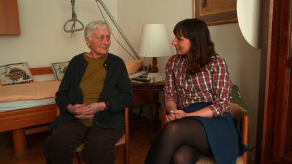 „Carospektive“ in ZDFneo /
Reportage mit Caro Korneliüber das Altsein (BILD)