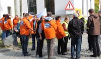 Warnstreik in Darmstadt Warnstreik in Darmstadt