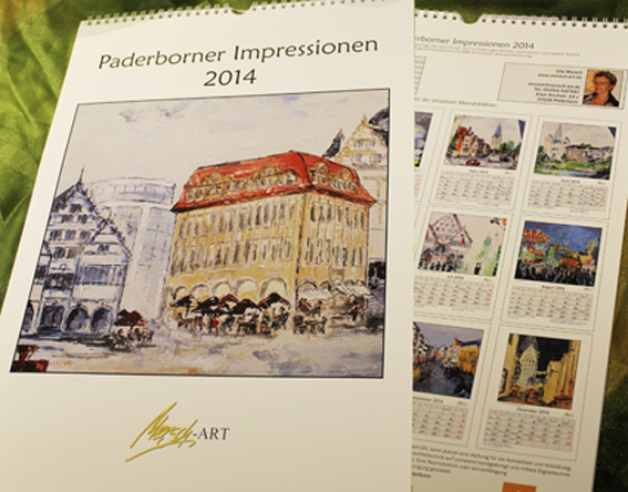 Der Jahreskalender Paderborner Impressionen 2014 von Ulla Mersch