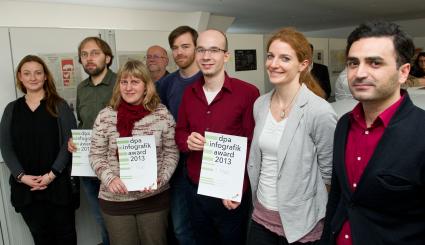 Preisträger des dpa-infografik awards 2013 ausgezeichnet (BILD)