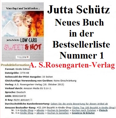 Jutta Schütz wieder in der Bestseller-Liste Platz 1