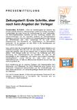 Zeitungstarif: Erste Schritte, aber noch kein Angebot der Verleger Zeitungstarif: Erste Schritte, aber noch kein Angebot der Verleger