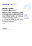 Neu im DJV-Shop: Ratgeber „Doppelrolle“ Neu im DJV-Shop: Ratgeber „Doppelrolle“