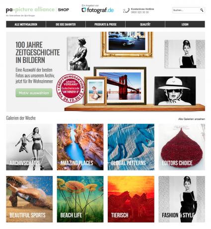 Archivschätze für Zuhause: picture alliance eröffnet zusammen mit fotograf.de neuen Online-Shop für hochwertige Großformat-Drucke (FOTO)
